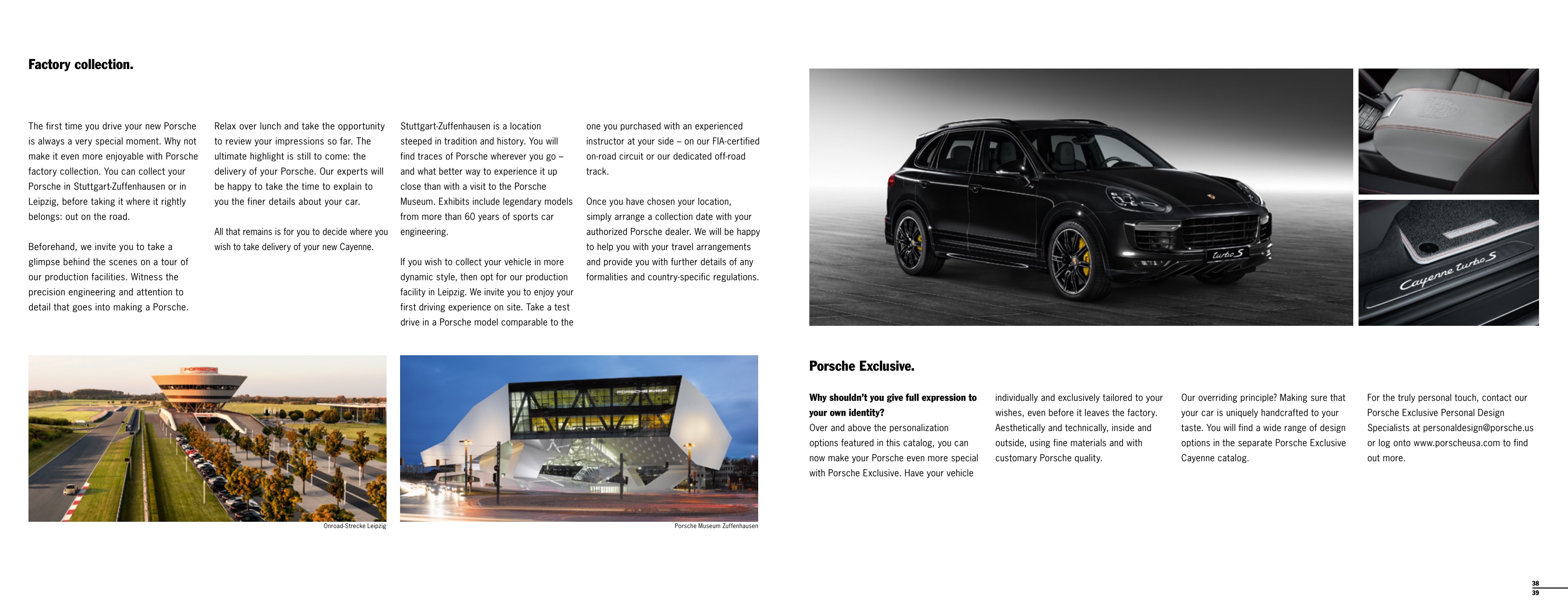 2015 Porsche Cayenne Turbo S Brochure Page 20